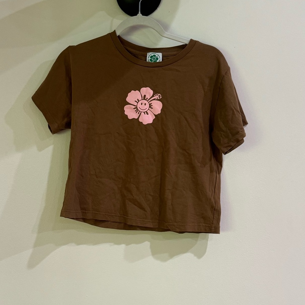 Holiday the label Baby T-Shirt with Pink Flower